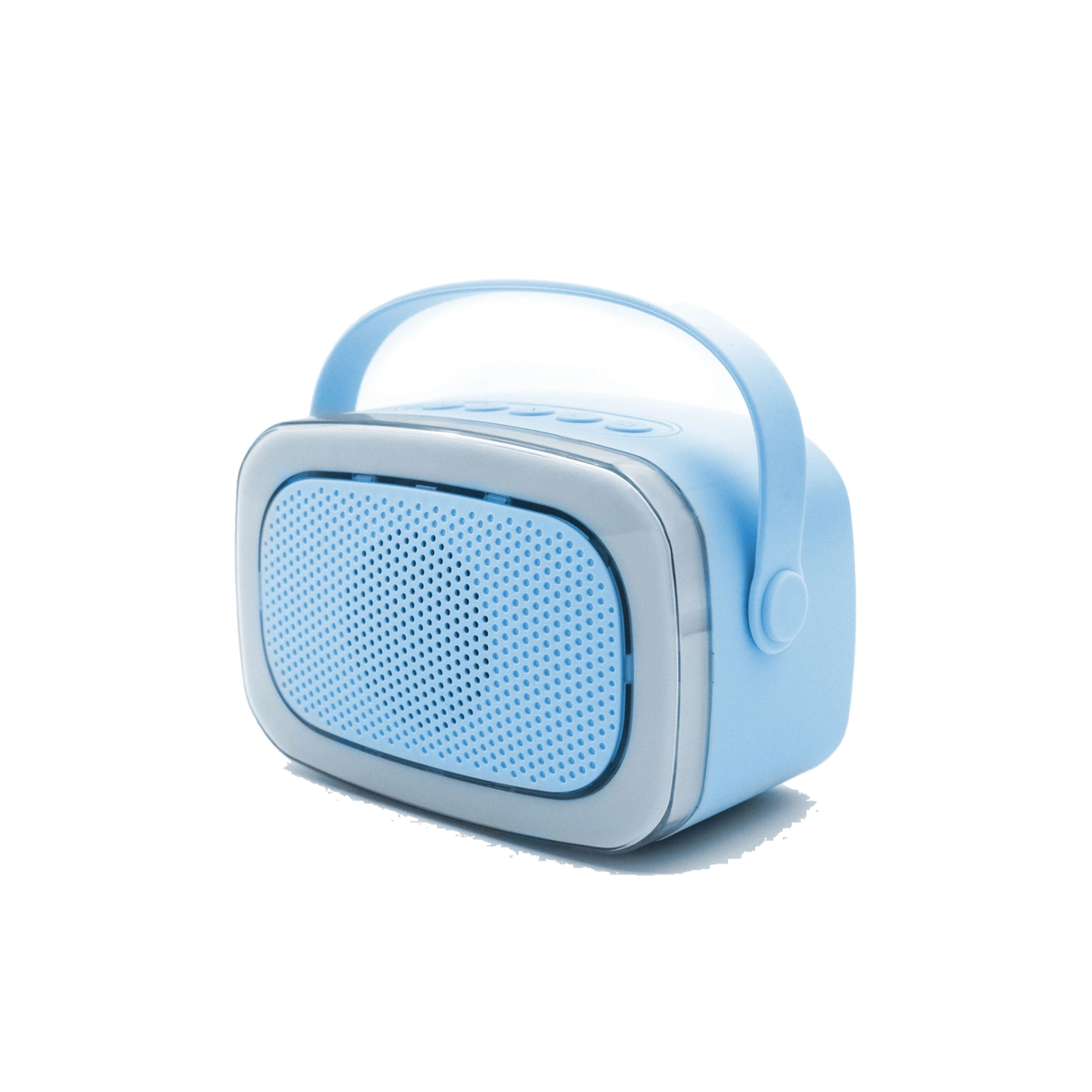 LALARMA KARAOKE WITH LIGHTS AND TWO MICROPHONE - BLUE