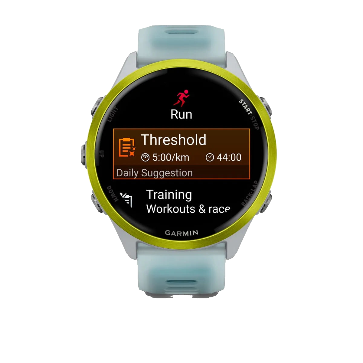 Garmin Forerunner 570 47mm - Steinhvítt/Grænblátt