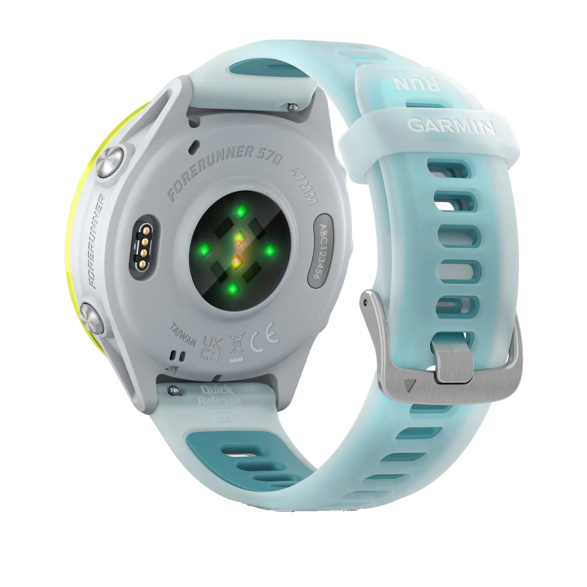 Garmin Forerunner 570 47mm - Steinhvítt/Grænblátt
