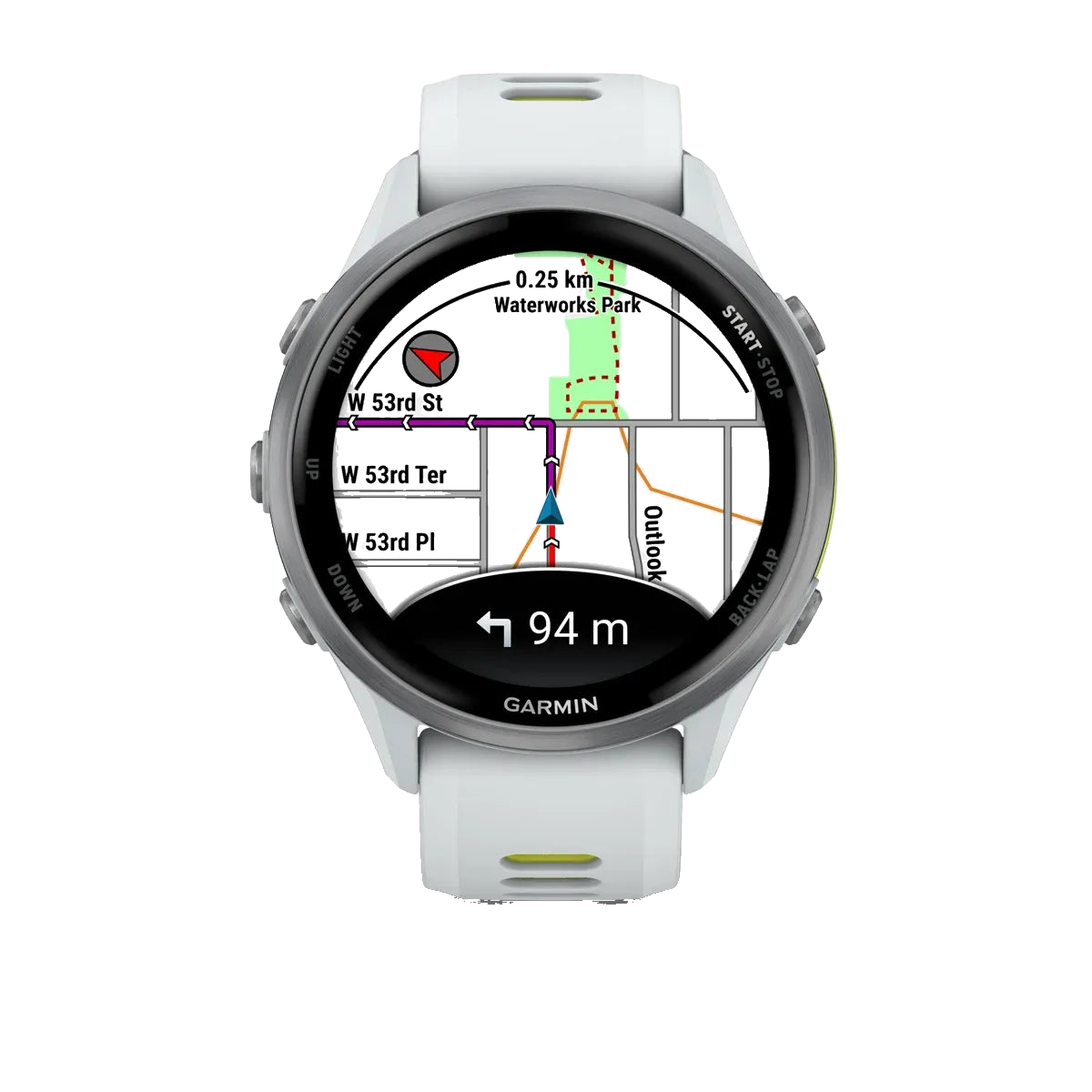 Garmin Forerunner 970 47mm - Hvítt