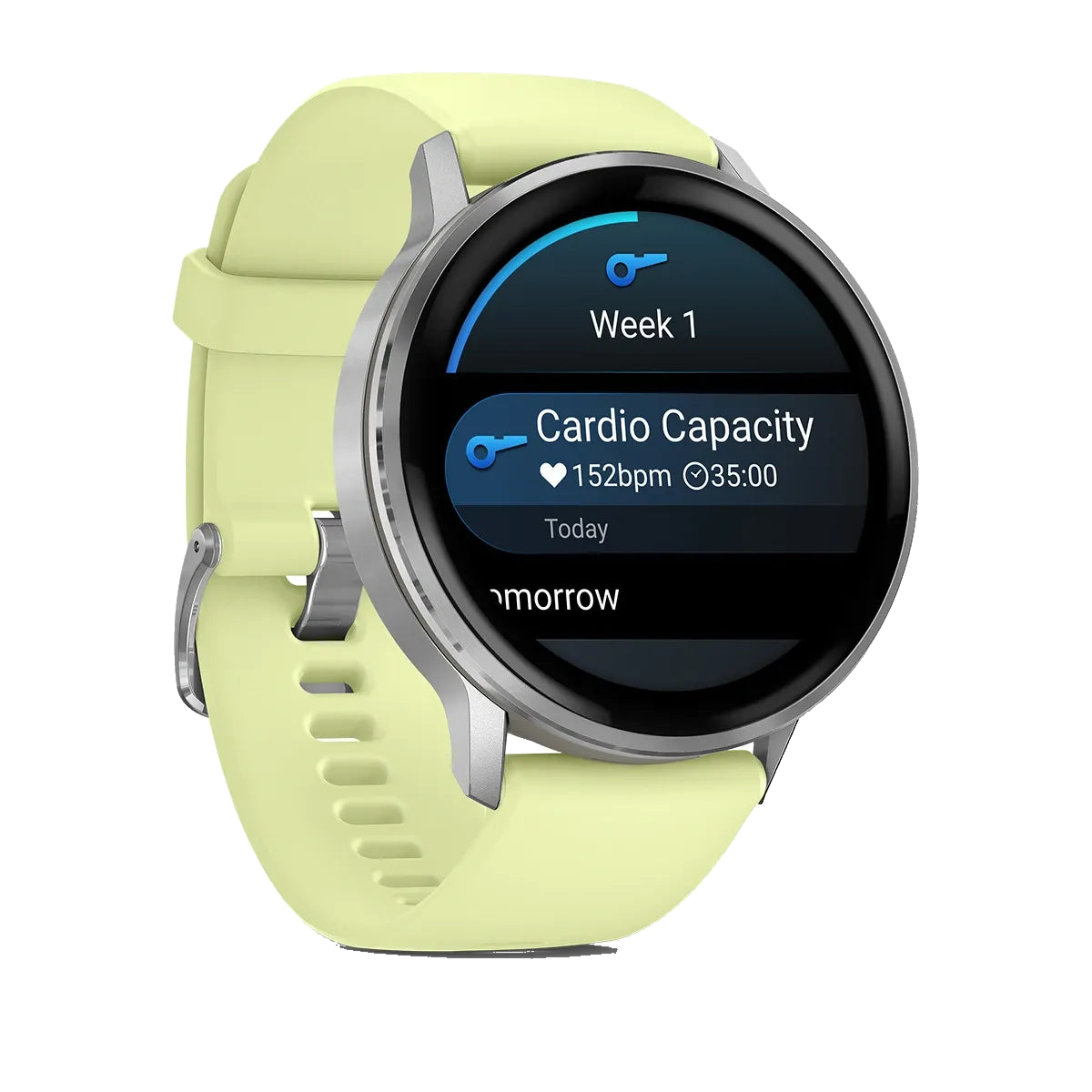 Garmin Venu 4 45mm - Silfur/gult