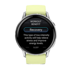 Garmin Venu 4 45mm - Silfur/gult
