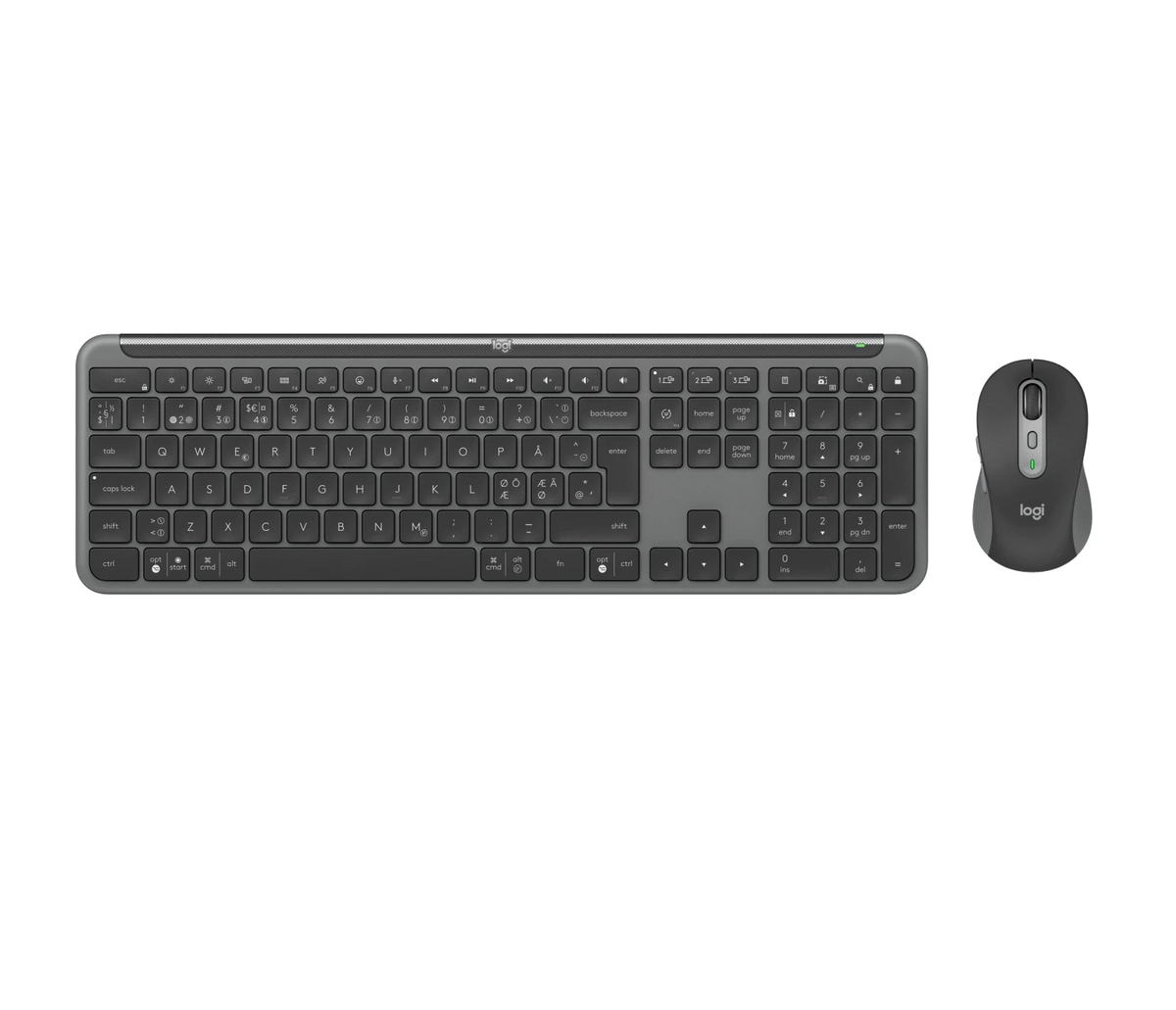 Logitech Signature Slim MK950 Lyklaborð og mús - Nordic