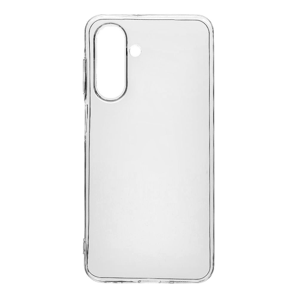 LUNE Obal:me clear silicone protective case for Samsung Galaxy A17 with precise camera cutout