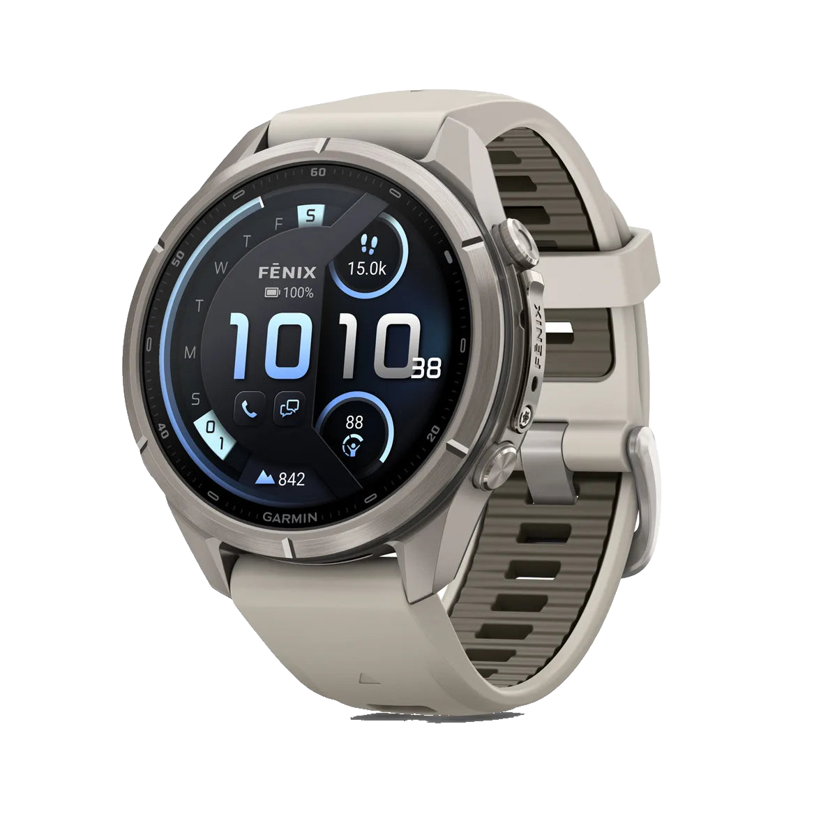 Garmin Fenix 9 Pro 43mm LTE - Grátt