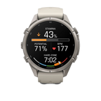 Garmin Fenix 9 Pro 43mm LTE - Grátt