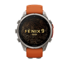 Garmin Fenix 9 Pro 47mm LTE - Grátt/appelsínugult