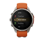 Garmin Fenix 9 Pro 47mm LTE - Grátt/appelsínugult