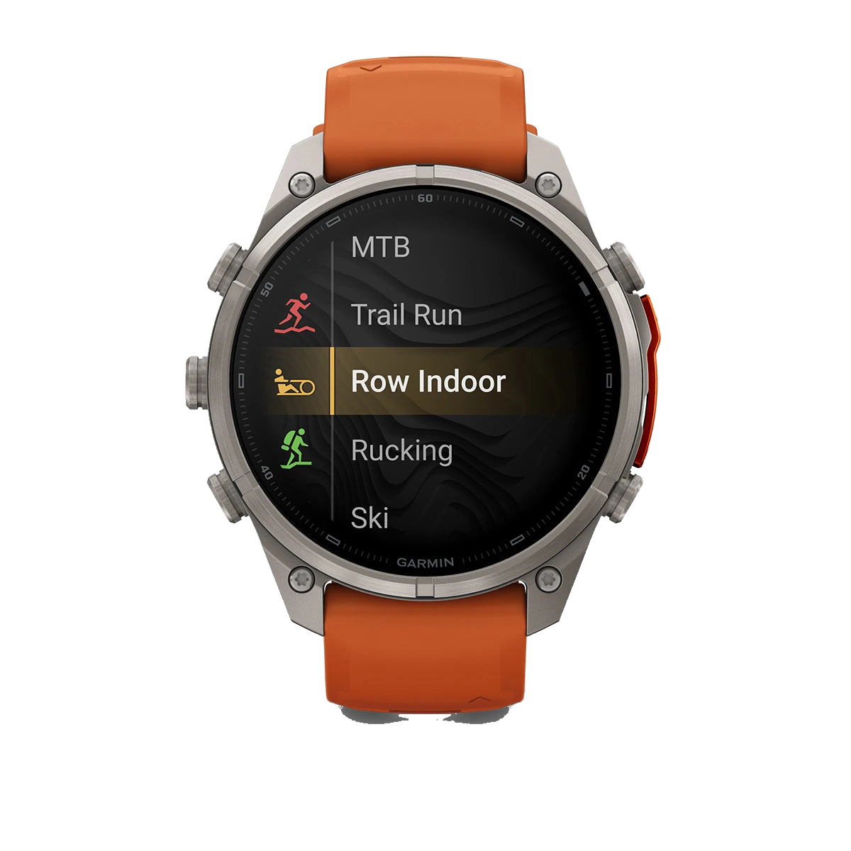 Garmin Fenix 9 Pro 47mm LTE - Grátt/appelsínugult