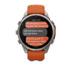 Garmin Fenix 9 Pro 47mm LTE - Grátt/appelsínugult