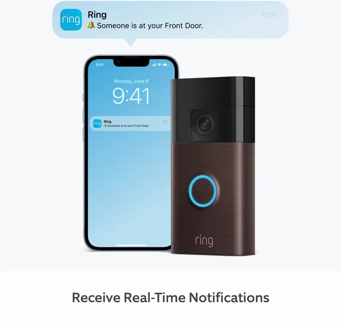 Ring Video Doorbell 3 Dyrabjalla - Bronze